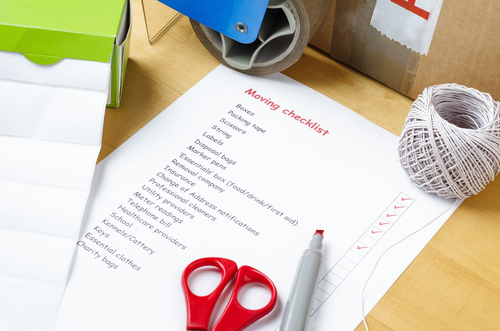 Making the Moving Process Easier: A Checklist